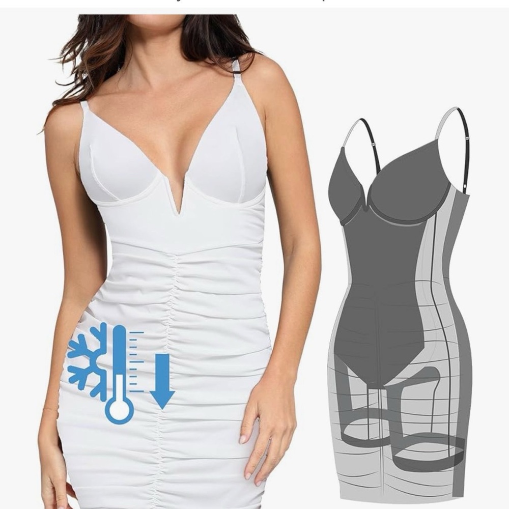 Viral Popilush Blue Tag Corset MIDI Dress